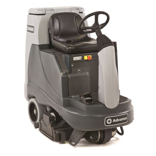 Advance ES4000 Rider Extractor with 420 AH Wet Batteries, 28 Gallon, 28 in Wide Path, 1.05 HP, Gray